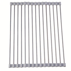 Sink Draining Rack Foldable Stainless Steel Shelf Retractable Water Filter