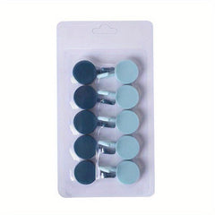 10pcs Adhesive Wall Hooks Key Hangers Waterproof Utility Towel Hooks