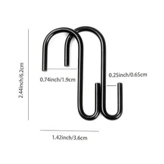Stainless Steel S Hooks Pot Hooks For Rack Hanging Pans Pots Utensils