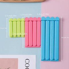 12pcs Fresh Keeping Sealing Clips - Keep Your Snacks and Tea Fresh
