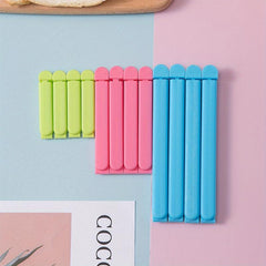 12pcs Fresh Keeping Sealing Clips - Keep Your Snacks and Tea Fresh