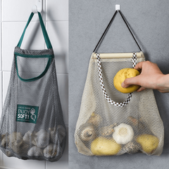 Mesh Hanging Bag for Kitchen Produce Storage