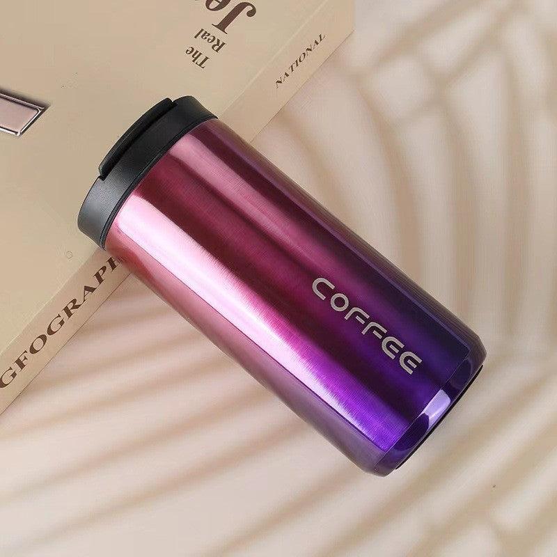 Vacuum Cup Insulated Coffee Mug Leak Proof Screw Lid Travel Mug