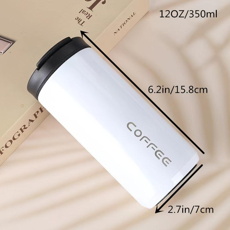 Vacuum Cup Insulated Coffee Mug Leak Proof Screw Lid Travel Mug
