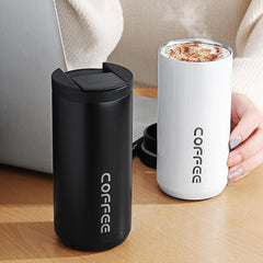 Vacuum Cup Insulated Coffee Mug Leak Proof Screw Lid Travel Mug