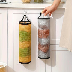 Kitchen Wall Mounted Garbage Bag Storage Box and Dispenser