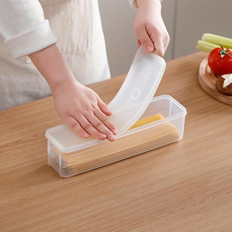 Pasta Container with Lid - Airtight Food Storage Plastic Organizer