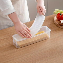 Pasta Container with Lid - Airtight Food Storage Plastic Organizer