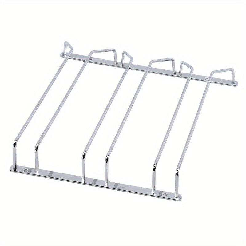 Stylish Metal Wine Glass Holder for Cabinet/Bar D cor