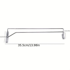 Stylish Metal Wine Glass Holder for Cabinet/Bar D cor