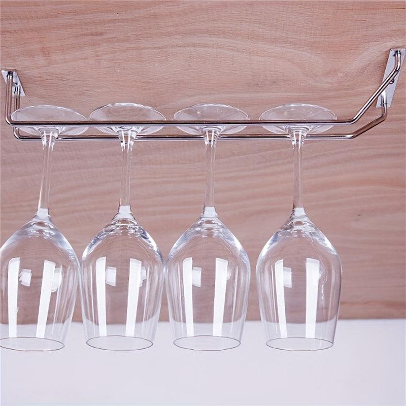 Stylish Metal Wine Glass Holder for Cabinet/Bar D cor