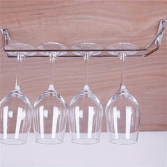 Stylish Metal Wine Glass Holder for Cabinet/Bar D cor