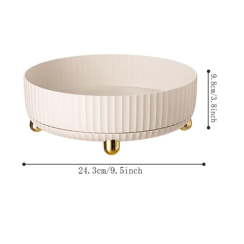 360 Rotation Non Skid Spice Rack Turntable Organizer