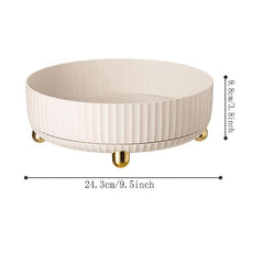 360 Rotation Non Skid Spice Rack Turntable Organizer