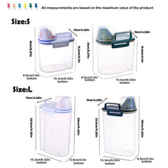 Portable Rice Bucket Cereal Storage Container