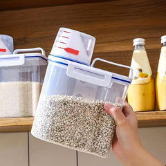 Portable Rice Bucket Cereal Storage Container