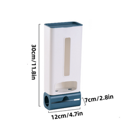 Garbage Bag Holder Wall Mount Plastic Bag Dispenser Storage Box