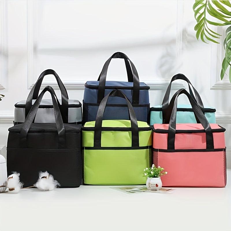 Thicker Portable Thermal Ice Bag Lunch Box Bag Outdoor Lunch Bag