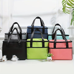 Thicker Portable Thermal Ice Bag Lunch Box Bag Outdoor Lunch Bag