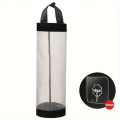 Hanging Garbage Bag Storage Holder Mesh Dispenser Foldable Washable Organizer
