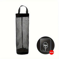 Hanging Garbage Bag Storage Holder Mesh Dispenser Foldable Washable Organizer