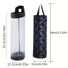 Hanging Garbage Bag Storage Holder Mesh Dispenser Foldable Washable Organizer