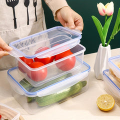 Airtight Plastic Storage Box Refrigerator Microwave Lunch Box Food Storage