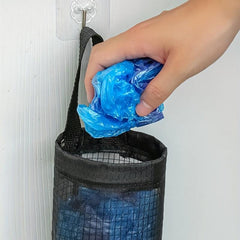 Hanging Garbage Bag Storage Holder Mesh Organizer