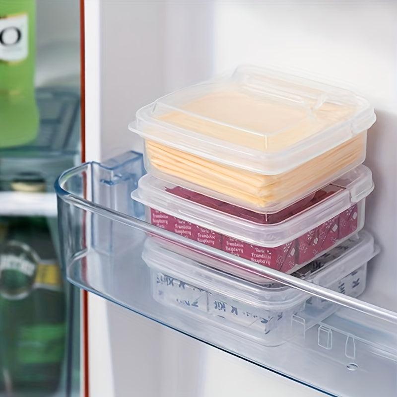 Sliced Cheese Container With Flip Lid for Fridge Storage