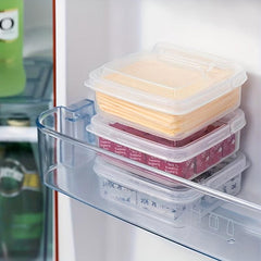 Sliced Cheese Container With Flip Lid for Fridge Storage