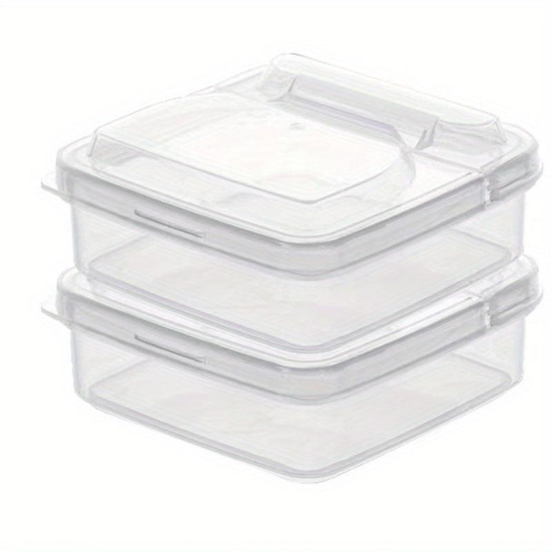 Sliced Cheese Container With Flip Lid for Fridge Storage