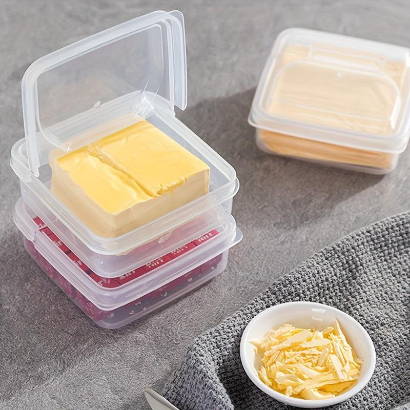 Sliced Cheese Container With Flip Lid for Fridge Storage