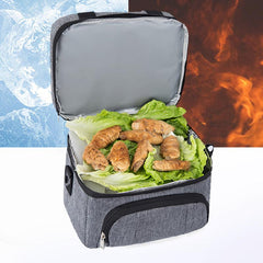 Double Layer Lunch Bag for Work School and Travel, Perfect for Picnics