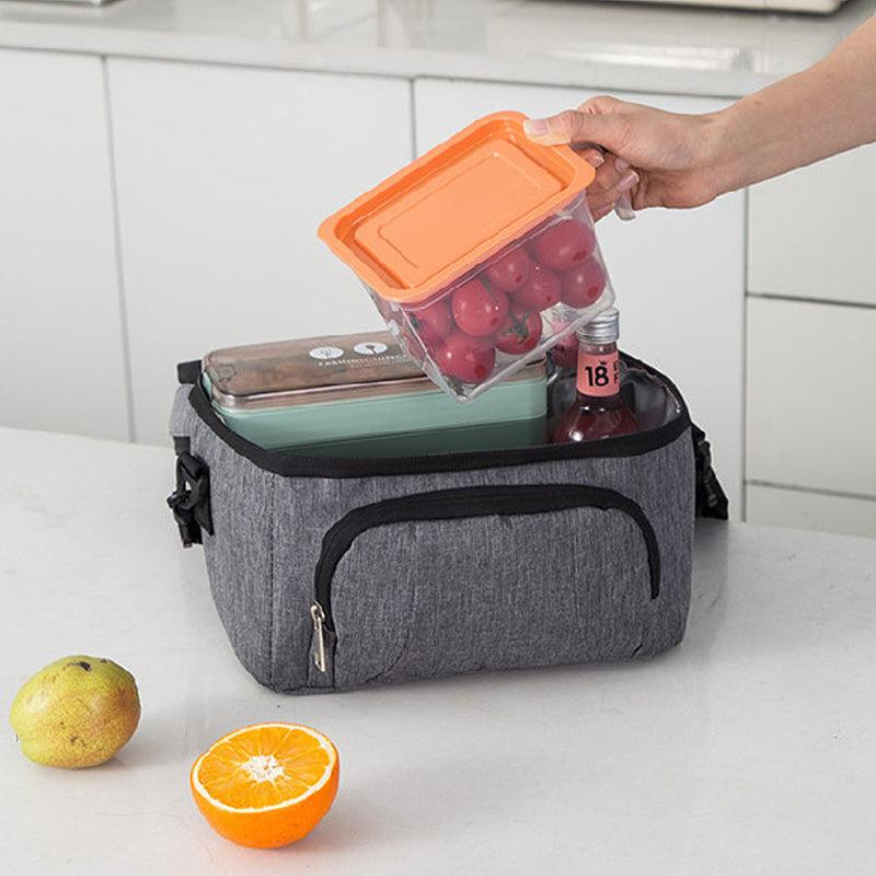 Double Layer Lunch Bag for Work School and Travel, Perfect for Picnics