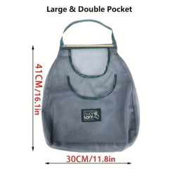 Hanging Mesh Storage Bags Reusable Tote Net Bags For Fruit And Vegetable