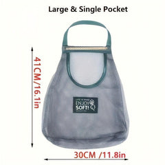 Hanging Mesh Storage Bags Reusable Tote Net Bags For Fruit And Vegetable