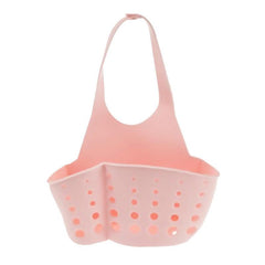 Adjustable PVC Hanging Storage Basket for Kitchen and Bathroom