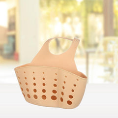 Adjustable PVC Hanging Storage Basket for Kitchen and Bathroom