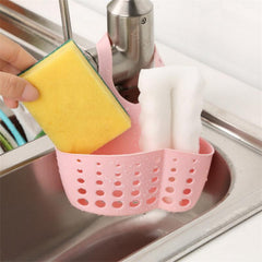 Adjustable PVC Hanging Storage Basket for Kitchen and Bathroom