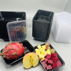 Plastic Food Storage Containers With Lids - Microwavable - 10/20/50pcs