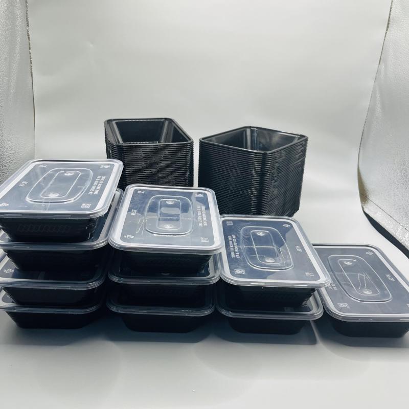 Plastic Food Storage Containers With Lids - Microwavable - 10/20/50pcs