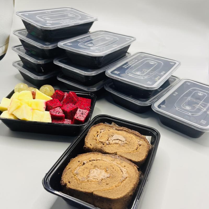 Plastic Food Storage Containers With Lids - Microwavable - 10/20/50pcs