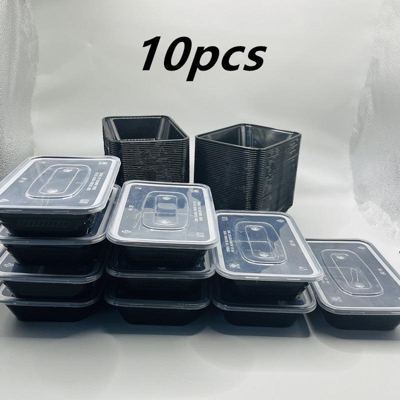 Plastic Food Storage Containers With Lids - Microwavable - 10/20/50pcs