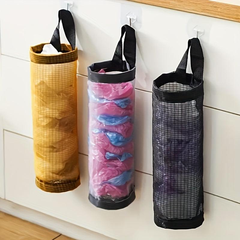 Foldable Plastic Bag Holder for Organizing Kitchen