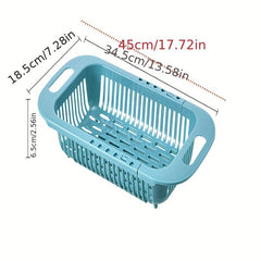 Adjustable Sink Colander - Extend Kitchen Sink Drain Basket