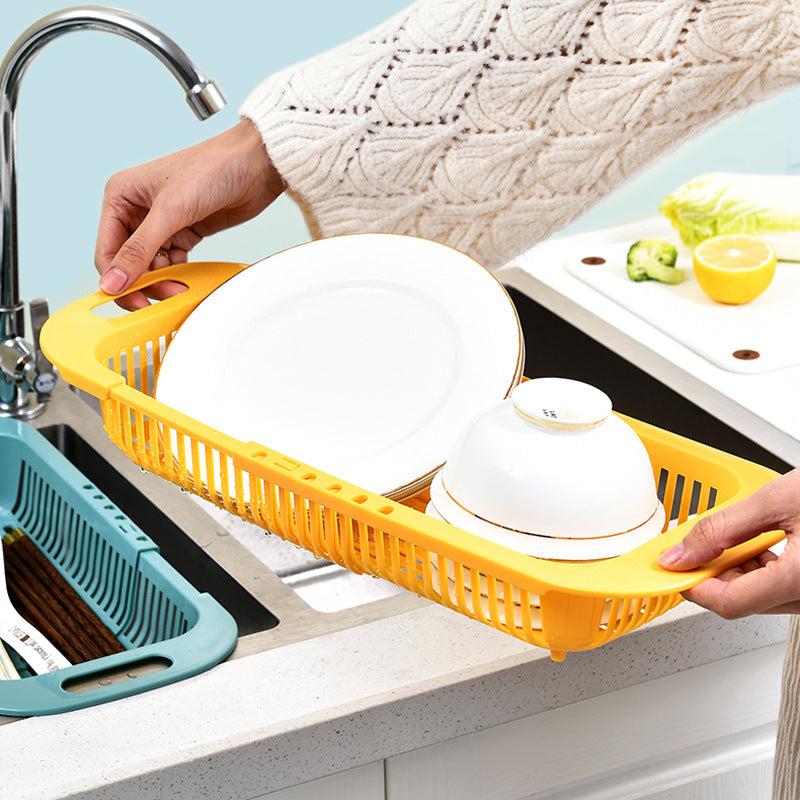 Adjustable Sink Colander - Extend Kitchen Sink Drain Basket
