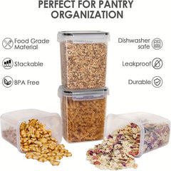 6 Pcs Airtight Food Storage Containers 54oz BPA-Free