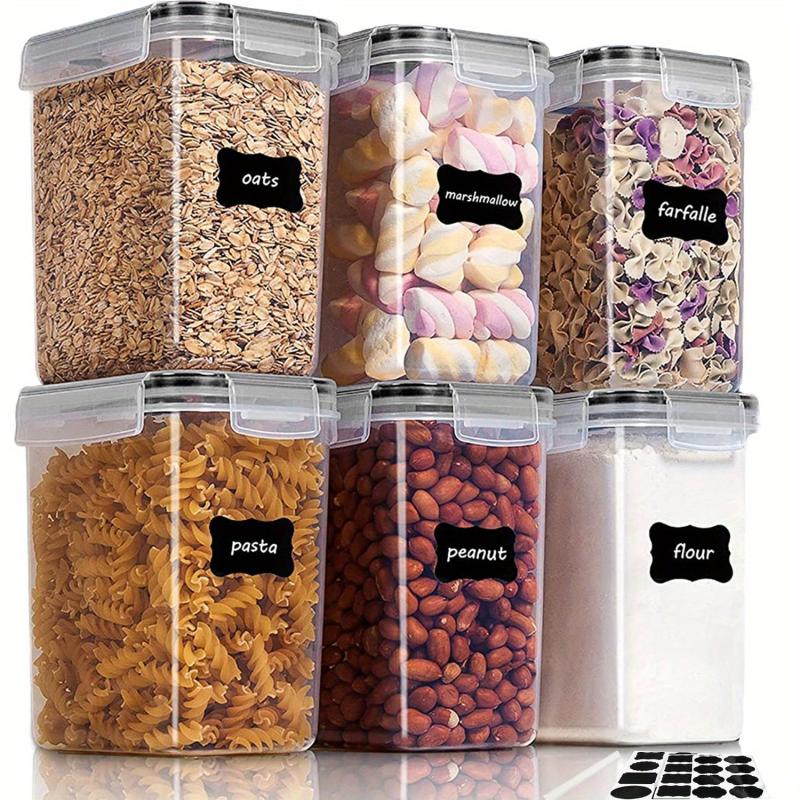 6 Pcs Airtight Food Storage Containers 54oz BPA-Free