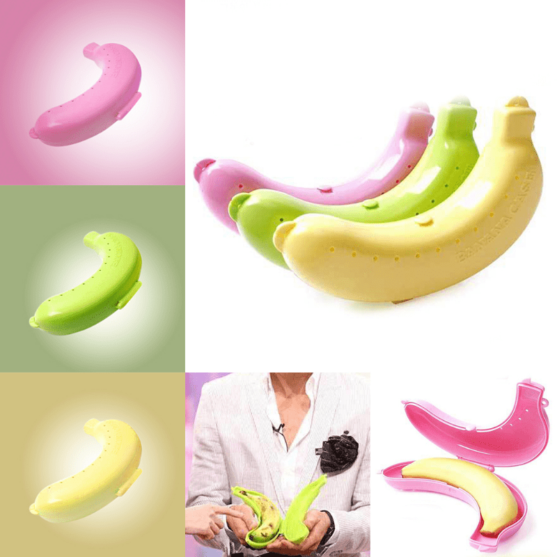 Banana Storage Box For Outdoor Travel Banana Case Protector Box