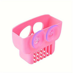 Skull Sink Drain Basket Kitchen Faucet Sponge Storage Rack